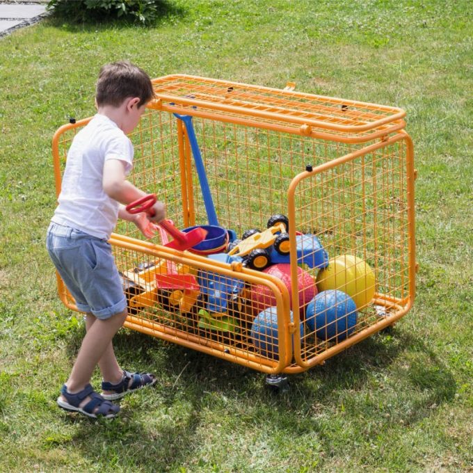 Suur transporditav mänguasjade kast