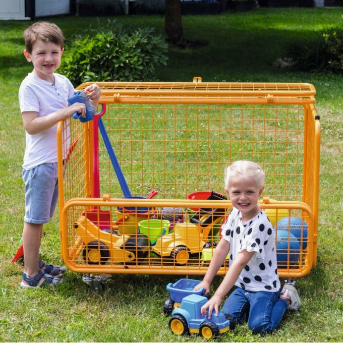 Suur transporditav mänguasjade kast