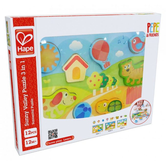 Kolm-ühes-pusle "Pepe ja sõbrad"