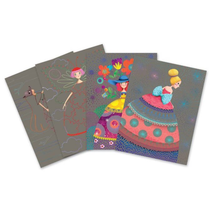 Kraapimiskunst "Kaunitaride ball"