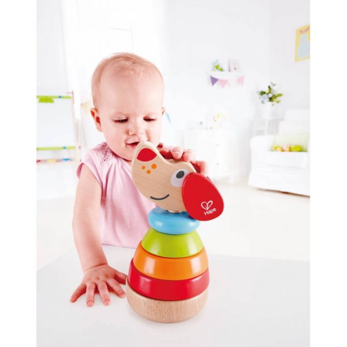 Häälega klotsipüramiid "Pepe"