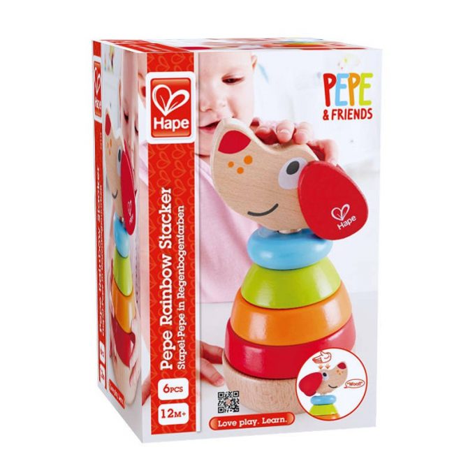 Häälega klotsipüramiid "Pepe"