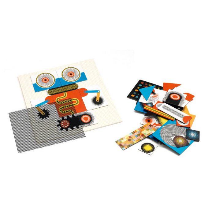 Optiliste efektidega magnetmäng "Robotid" - Djeco