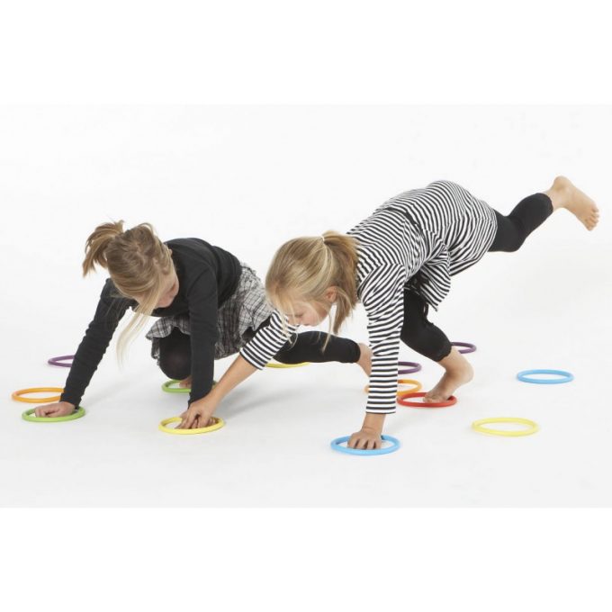 Tegevusrõngad kummist (6tk) - diameeter 16,5cm
