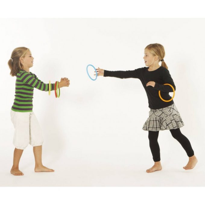 Tegevusrõngad kummist (6tk) - diameeter 16,5cm