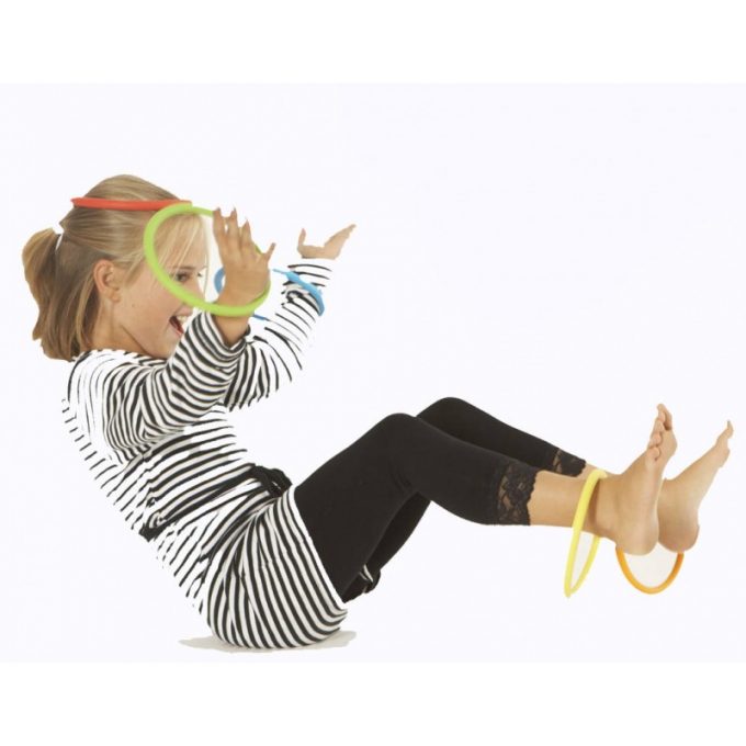 Tegevusrõngad kummist (24tk) - diameeter 16,5cm