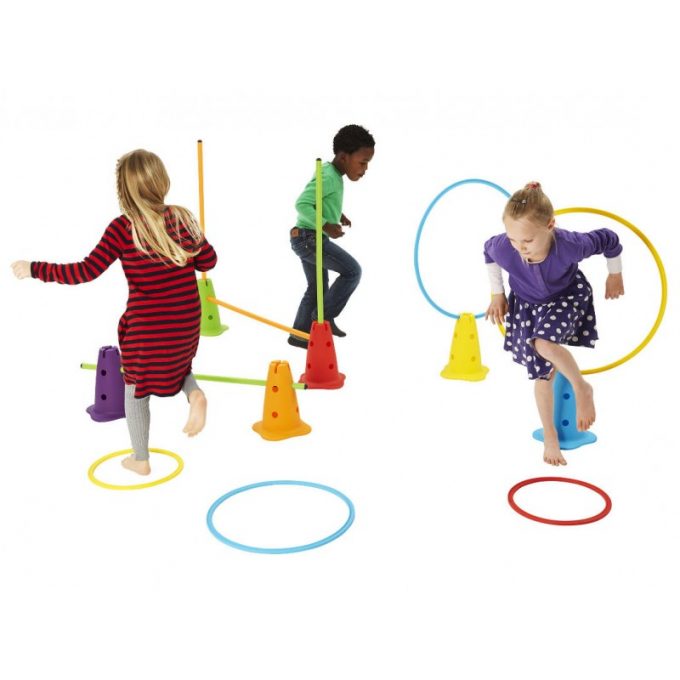 Lapikud võimlemisrõngad 35cm tasakaalurajale (3tk)