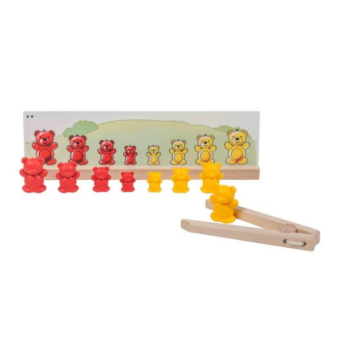 Sorteerimis-ja loendamismäng "Karud"