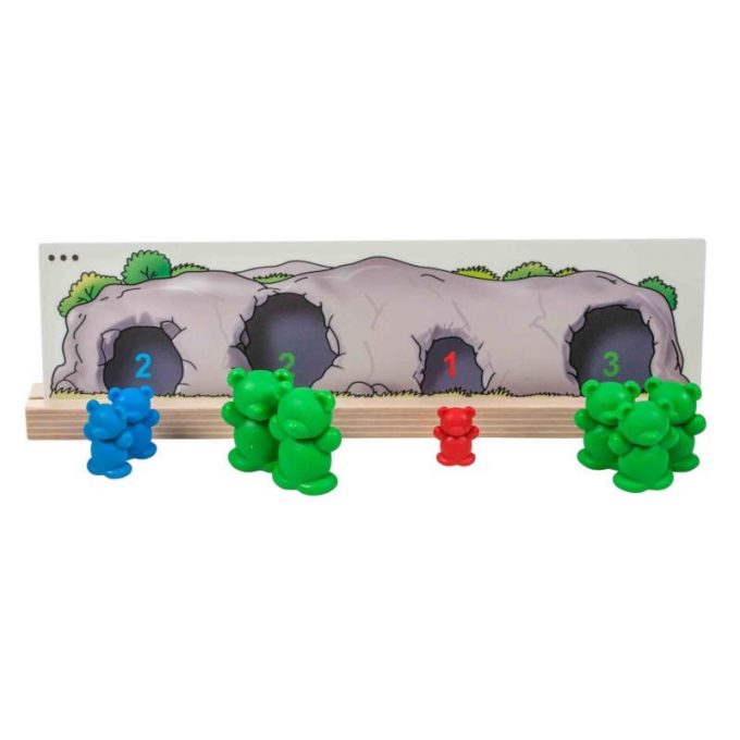 Sorteerimis-ja loendamismäng "Karud"