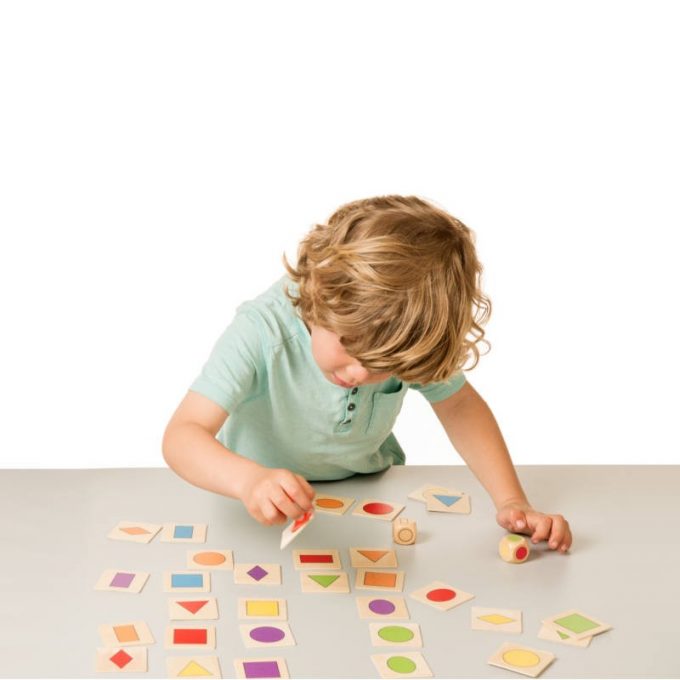 Geomeetriamäng "Leia kujund" mini