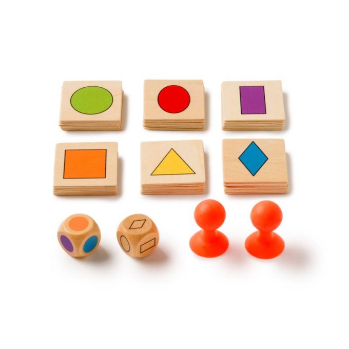 Geomeetriamäng "Leia kujund" mini