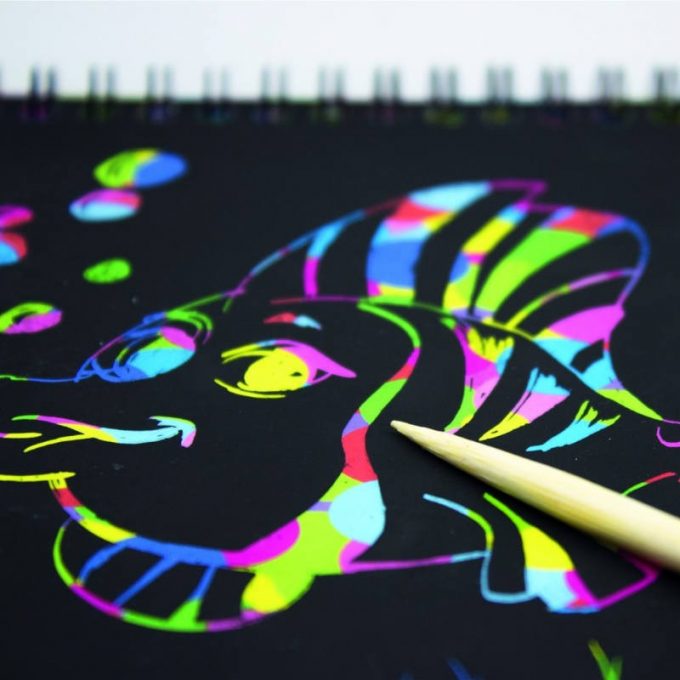 Kraapimiskunsti raamat "Vikerkaar"