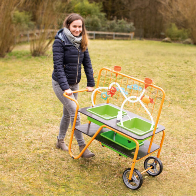 Ilmastikukindel mobiilne vee- ja liivalaud