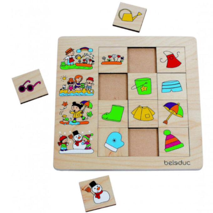 Sorteerimispusle "Aastaajad"