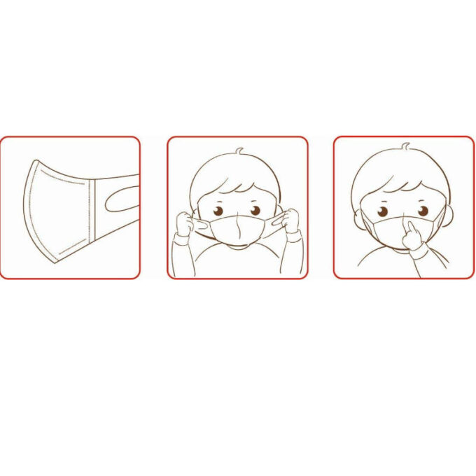 Laste näomask FFP1 (5tk) (viimased tooted)