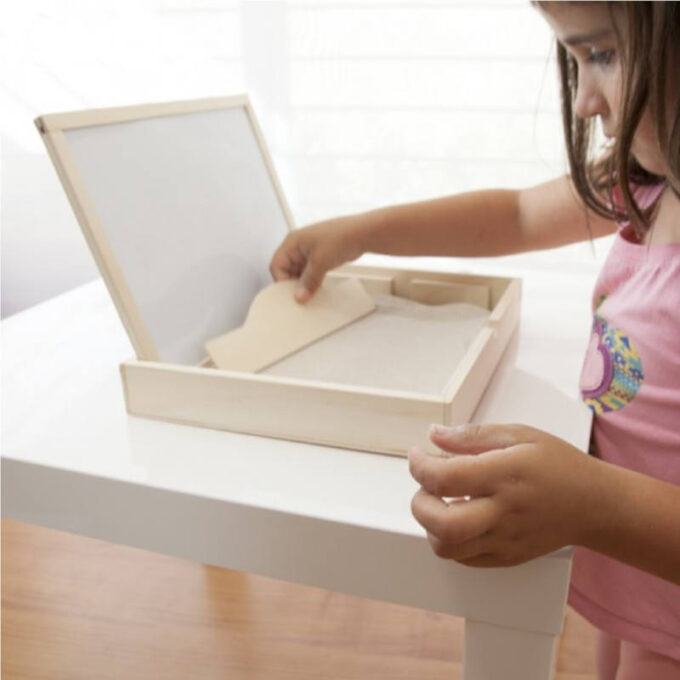 Multisensoorne kirjutamisalus soolaga