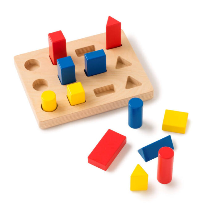 Geomeetriamäng "Kujundite sorteerimine"