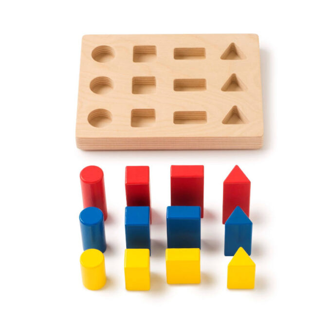 Geomeetriamäng "Kujundite sorteerimine"