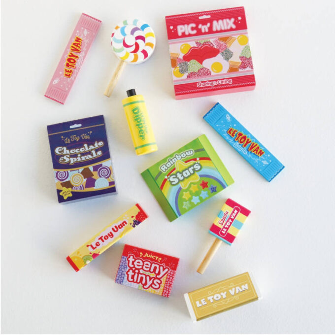 Puidust maiustuste valik