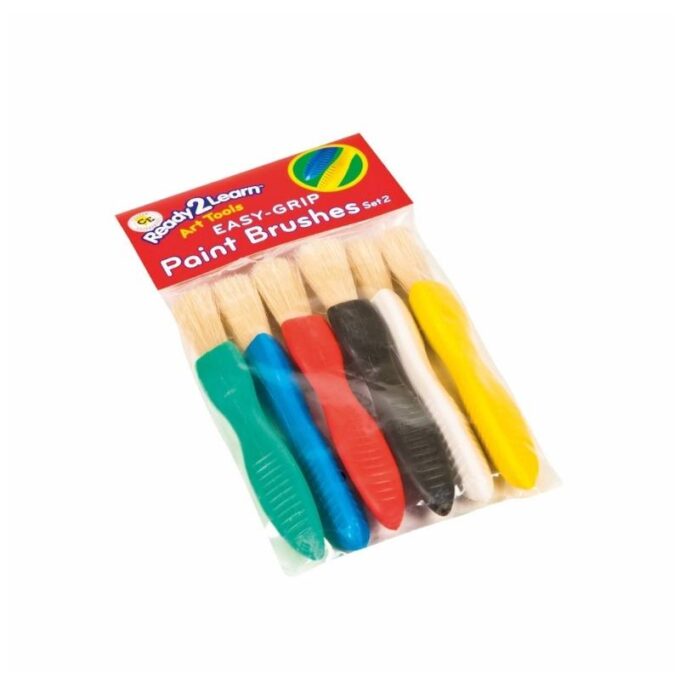 Mugava käepidemega pintsel väikelapsele (6 tk)