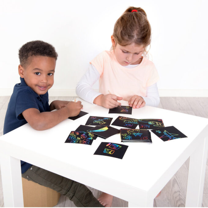 Kraapimiskunsti märkmepaber (200 tk)