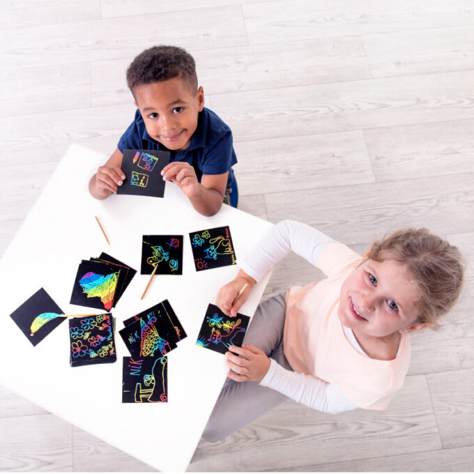 Kraapimiskunsti märkmepaber (200 tk)