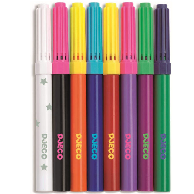 Maagilised viltpliiatsid Djeco (10 tk)