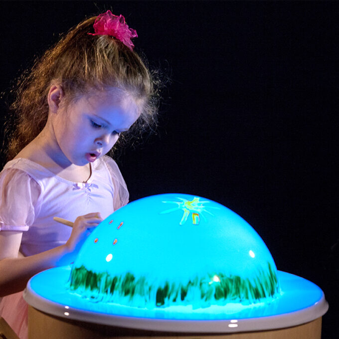 Kuppel maagilisele valguslauale