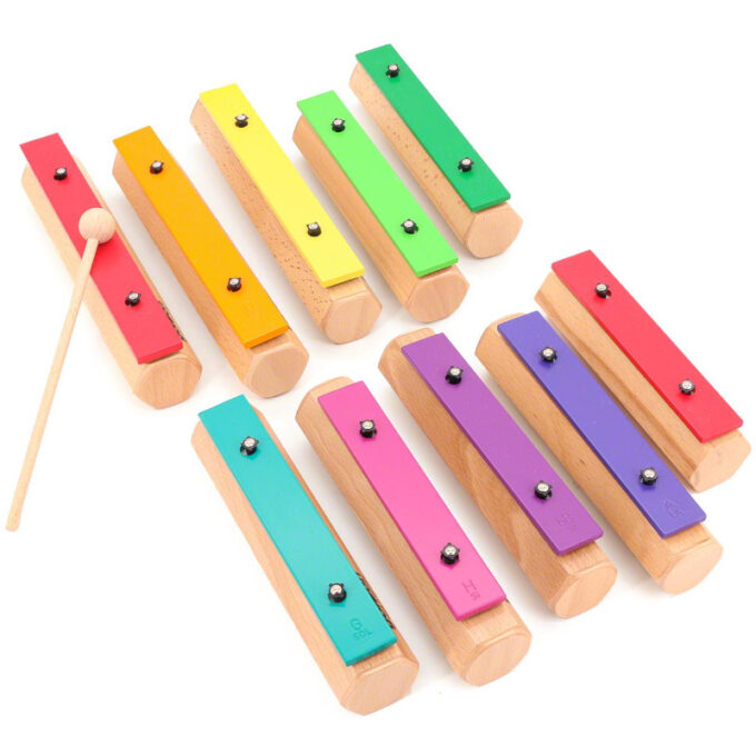 Kõlaplaadid (10 tk) pulkadega karbis