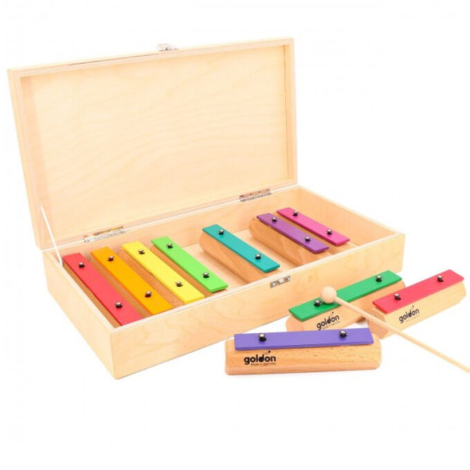 Kõlaplaadid (10 tk) pulkadega karbis