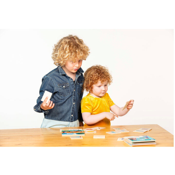 Õppemäng "Väikelapse maailm - seosta pildid"