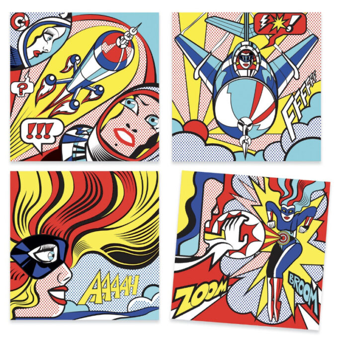 Kunstnikust inspireeritud "Roy Lichtenstein - Superkangelased"