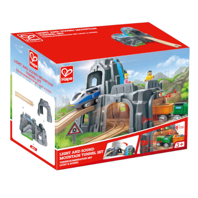 Valguse ja helidega rongitee mägitunnel