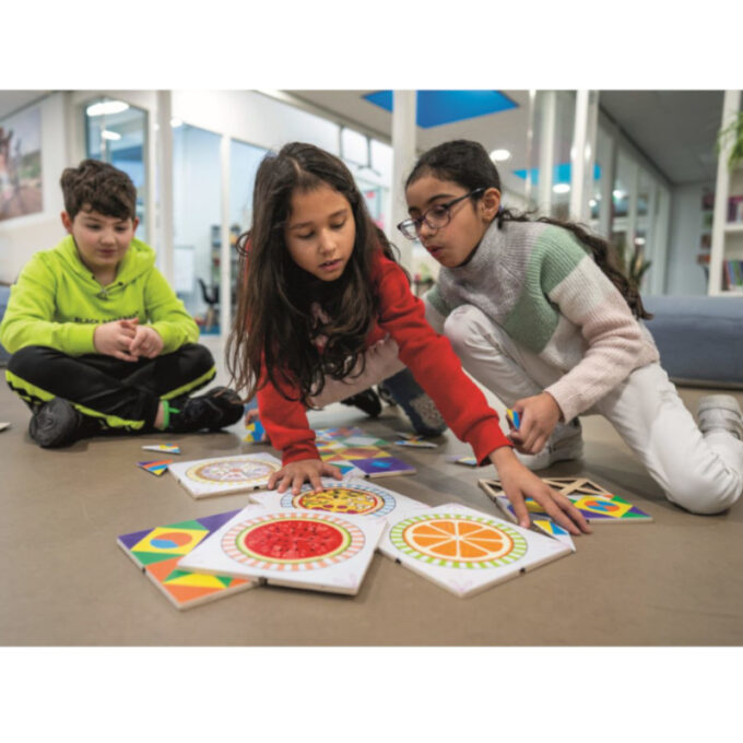 Kolmnurgamäng "Toidukunst"