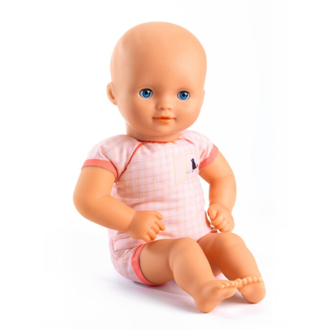 Pehme kehaga beebinukk "Lilas Rose" (32 cm)