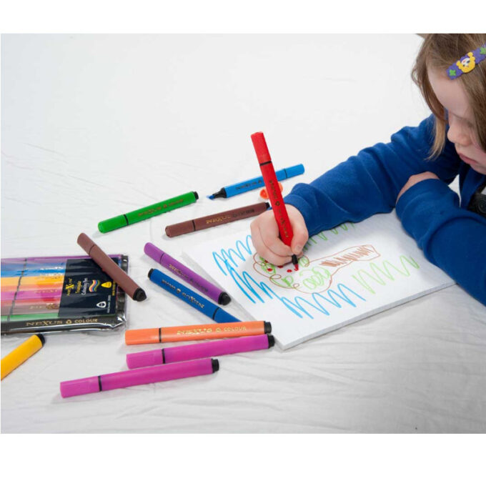 Kolmnurksed viltpliiatsid Nexus 4 mm (10 tk)