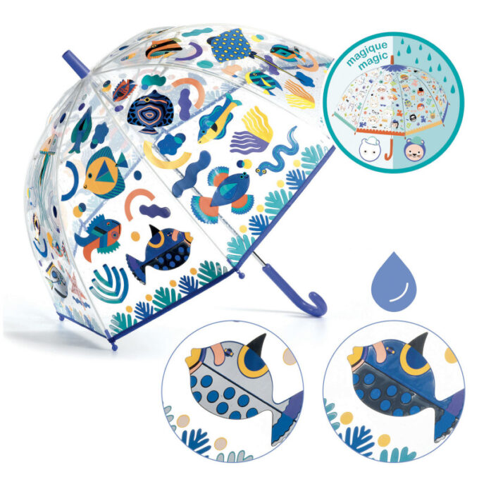 Värvimuutev vihmavari "Kalad"