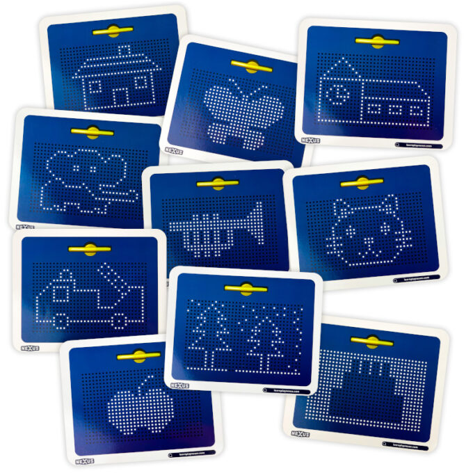 Magnetiline joonistustahvel piltidega