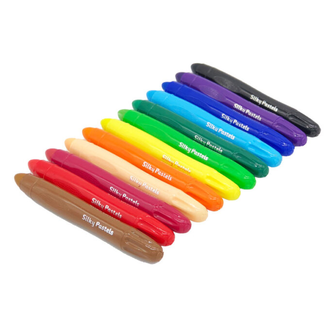 Siidised pastellkriidid (12 tk) (viimased tooted)