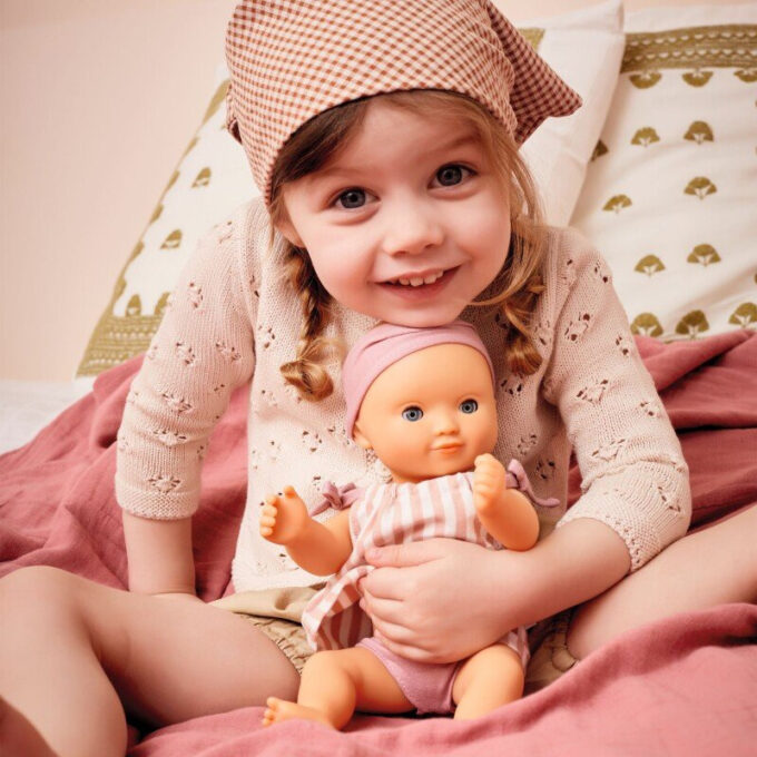 Vannitatav beebinukk "Prune" - tüdruk (32 cm)