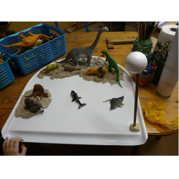 Mängualus lauale (60 x 60 x 4cm)