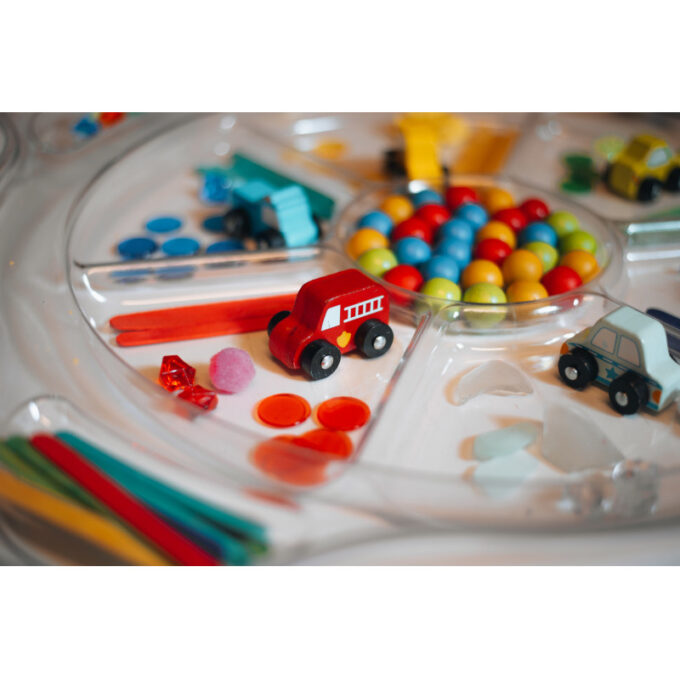 Läbipaistev mängualus sektsioonidega