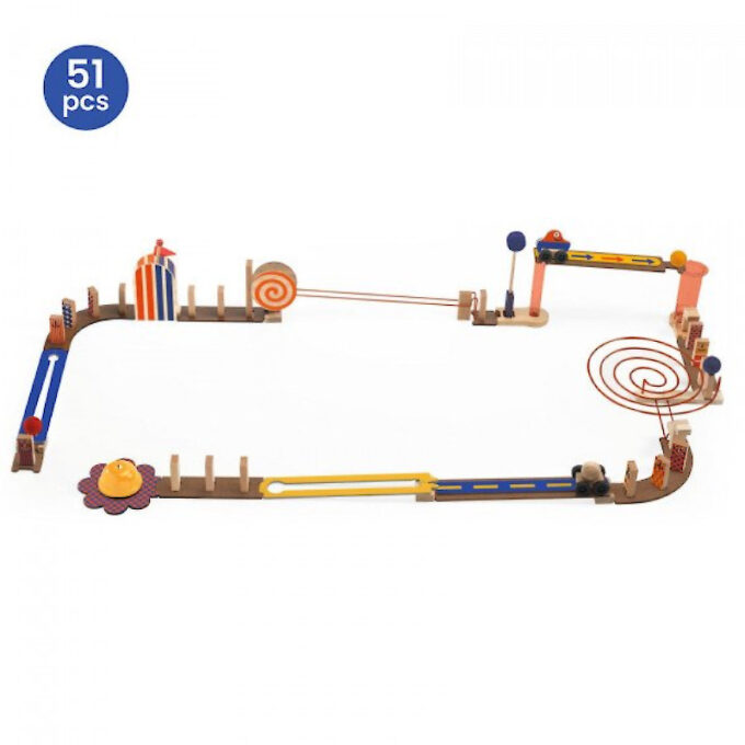 Ahelreaktsiooni konstruktor "Zig & Go junior" (51 osa)