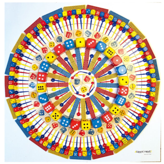 Ilmastikukindel mandala vaip 90x90 cm (3 tk)