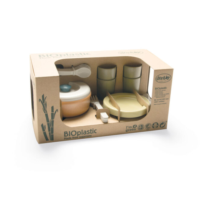 Bioplastist sööginõude komplekt