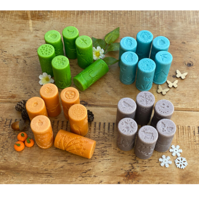 Kivist templirullid "Aastaajad"