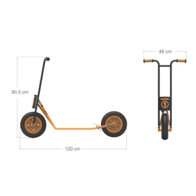 Tõukeratas piduriga (vanusele 7+)