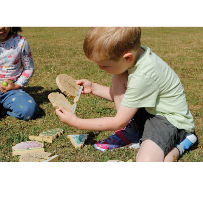 Puidust puude komplekt "4 aastaaega"