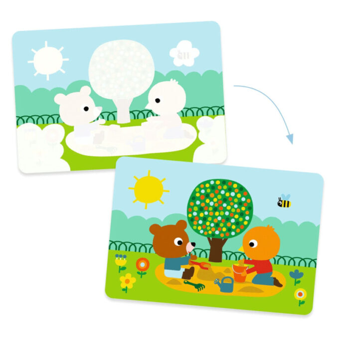 Väike veepliiatsiga värvimiskomplekt "Pargis"