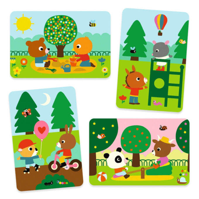 Väike veepliiatsiga värvimiskomplekt "Pargis"